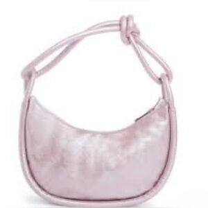Jules Kae Metallic Pink Luna Hobo Bag